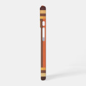 Retro Pixel Tunnel iPhone 16 Hülle (Linke Seite)