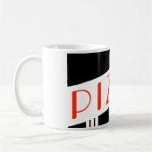Retro-Pizza Kaffeetasse (Links)