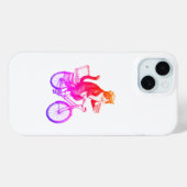 Retro-Pizza-Lieferkatze  Case-Mate iPhone Hülle (Rückseite (Horizontal))