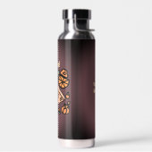 Retro Pizza mit Pumpkin-Drehung Trinkflasche (Links)