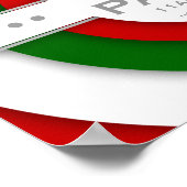 Retro-PIZZA-Party Poster (Ecke)