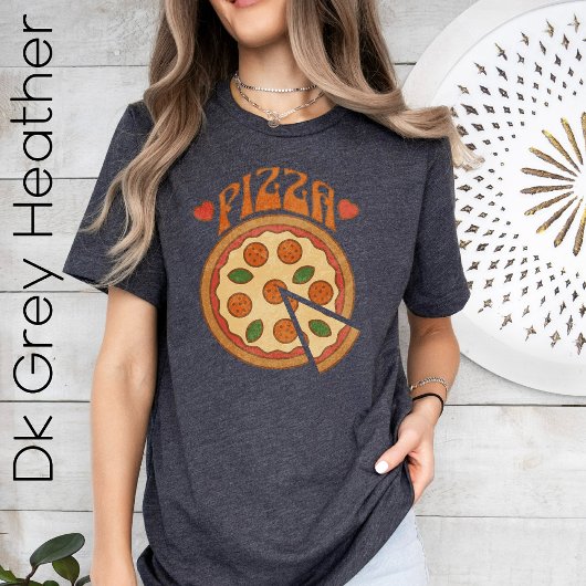 Retro Pizza, Pizza Lover, Funny Pizza T-Shirt