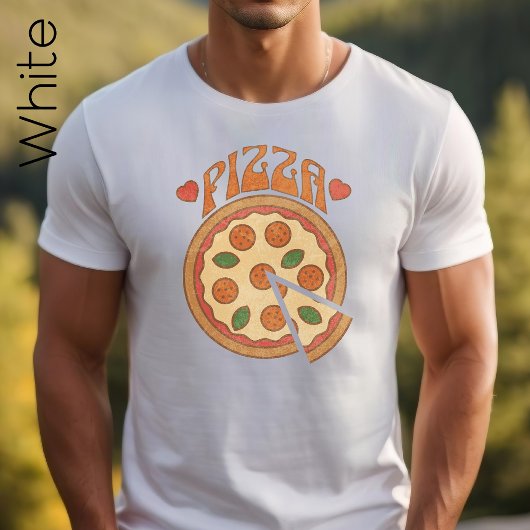 Retro Pizza, Pizza Lover, Funny Pizza T-Shirt