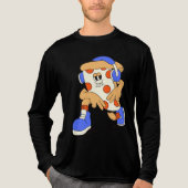 Retro Pizza Tri-Blend Shirt (Vorderseite)