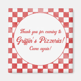 Retro Pizzeria Pizza Party Italian Birthday Party Magnet