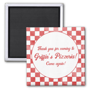 Retro Pizzeria Pizza Party Italienische Geburtstag Magnet