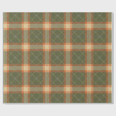 Retro Plaid Mid-Century Holiday Geschenkpapier (Flach)