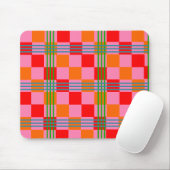 Retro Plaid  Mousepad (Mit Mouse)