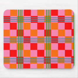 Retro Plaid  Mousepad