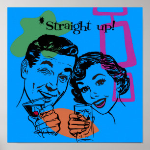 Retro-Plakat aus den 1950er Jahren - Originalkunst Poster