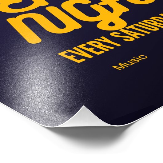 Retro-Plakat Fotodruck (Ecke)