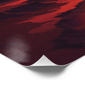 Retro-Plakat Poster (Ecke)