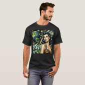 Retro Planet Pin-Up  T-Shirt (Vorne ganz)