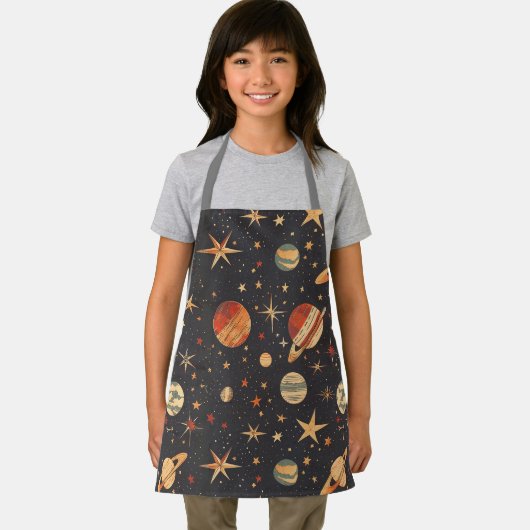 Retro Planet Space Theme Schürze (Insitu)