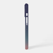 Retro Planet und Orbitalgestein iPhone 16 Hülle (Linke Seite)