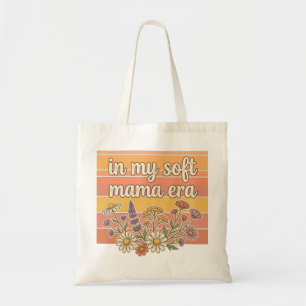 Retro Plant Mom Wildflower SVG Ästhetik Tragetasche