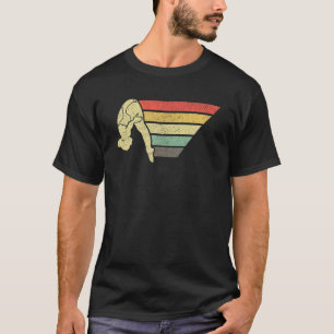 Retro Platform Diver Vintag Springboard Diving T-Shirt