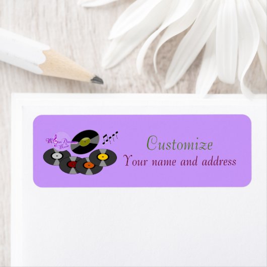 Retro-Platten Anpassbare Adressmarken (Insitu)