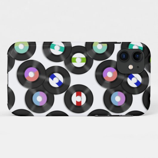 Retro-Platten Case-Mate iPhone Hülle (Rückseite (Horizontal))