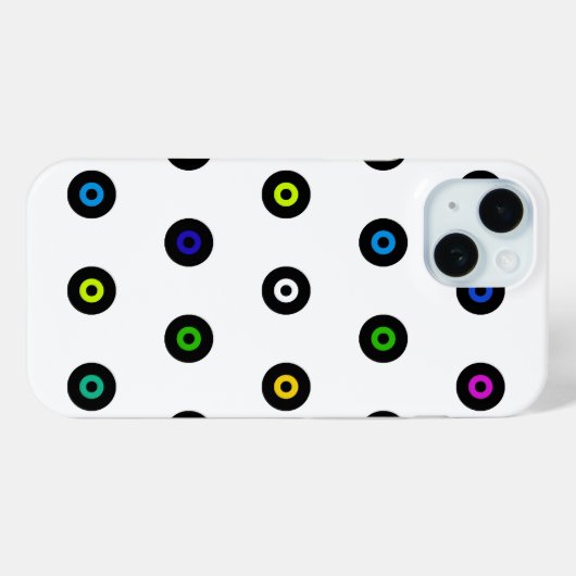 Retro-Platten Case-Mate iPhone Hülle (Rückseite (Horizontal))