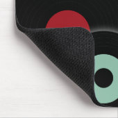 Retro Platten mousepad (Ecke)