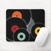 Retro Platten mousepad (Mit Mouse)