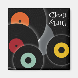 Retro-Platten Sauberkeit/Geschirrspülmaschine Magn Magnet
