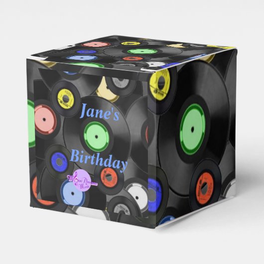 Retro-Platten Square Gevor Box Geschenkschachtel (Vorderseite)