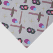 Retro-Platten Stil 1 Seidenpapier (Detail)