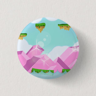 Retro-Plattform-Spiel Button