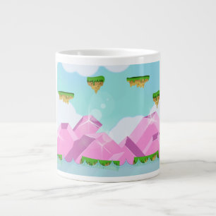 Retro-Plattform-Spiel Jumbo-Tasse