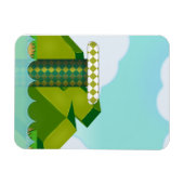 Retro-Plattform-Spiel Magnet (Horizontal)