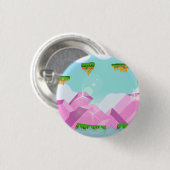Retro-Plattformspiel Button (Vorne & Hinten)