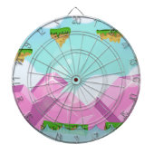 Retro-Plattformspiel Dartscheibe (vorne)