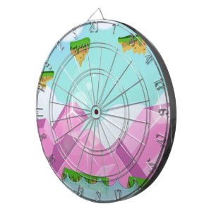 Retro-Plattformspiel Dartscheibe