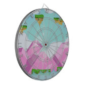 Retro-Plattformspiel Dartscheibe (Vorderseite Links)