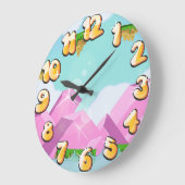 Retro-Plattformspiel Große Wanduhr (Winkel)