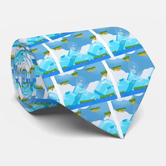 Retro-Plattformspiel Krawatte (Gerollt)