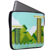 Retro-Plattformspiel Laptopschutzhülle (Vorne Rechts)