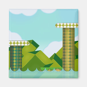 Retro-Plattformspiel Magnet