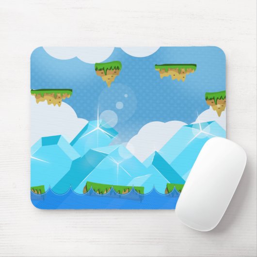 Retro-Plattformspiel Mousepad (Mit Mouse)