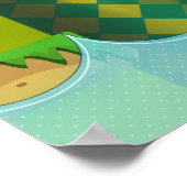 Retro-Plattformspiel Poster (Ecke)