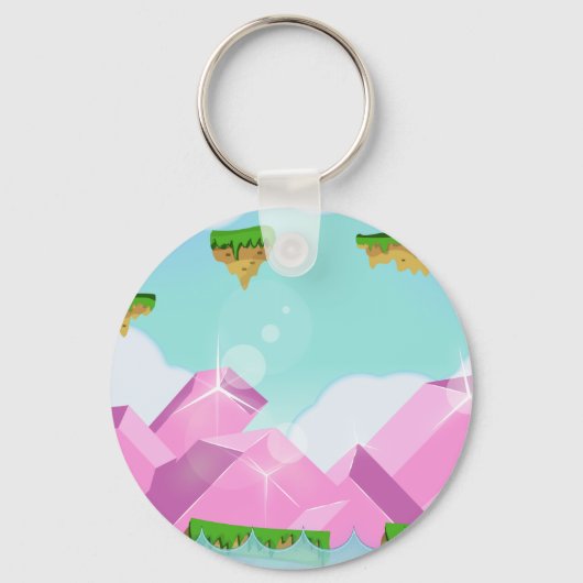 Retro-Plattformspiel Schlüsselanhänger (Vorderseite)