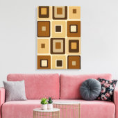 Retro-Platz auf der Leinwand (Insitu (Wohnzimmer))