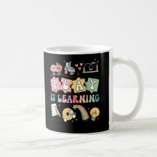 Retro Play ist Kindergartenlehrerteam Kaffeetasse