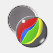 Retro Playing Game Marmor Magnet (Vorderseite/Rückseite)