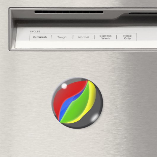 Retro Playing Game Marmor Magnet (In Situ (Geschirrspüler))