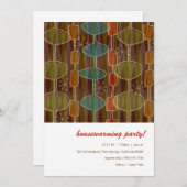 Retro Pods Hauswärme Party Einladungen (Vorne/Hinten)