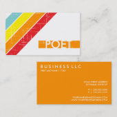 Retro POET Visitenkarte (Vorne/Hinten)