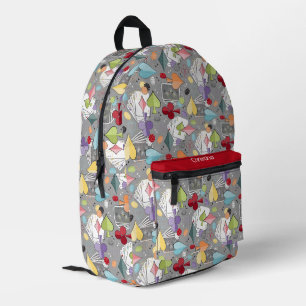 Retro-Poker Bedruckter Rucksack